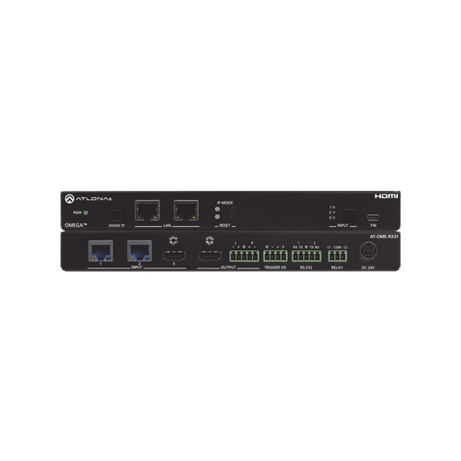 OMEGA 4K/UHD RECEVIER WITH DUAL HDBASET INPUTS ; HDMI INPUT AND HDMI OUTPUT-VoIP - Telefonía IP - Videoconferencia-ATLONA-AT-OME-RX31-Bsai Seguridad & Controles