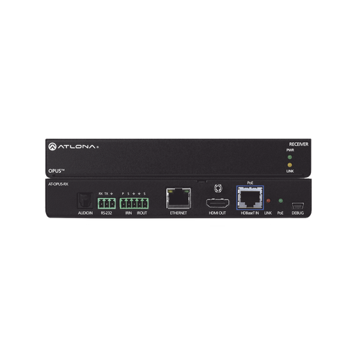 ATLONA ULTRA HIGH DATA RATE EXTENDER RECEIVER W/IR ; RS232 ; ETHERNET-VoIP - Telefonía IP - Videoconferencia-ATLONA-AT-OPUS-RX-Bsai Seguridad & Controles