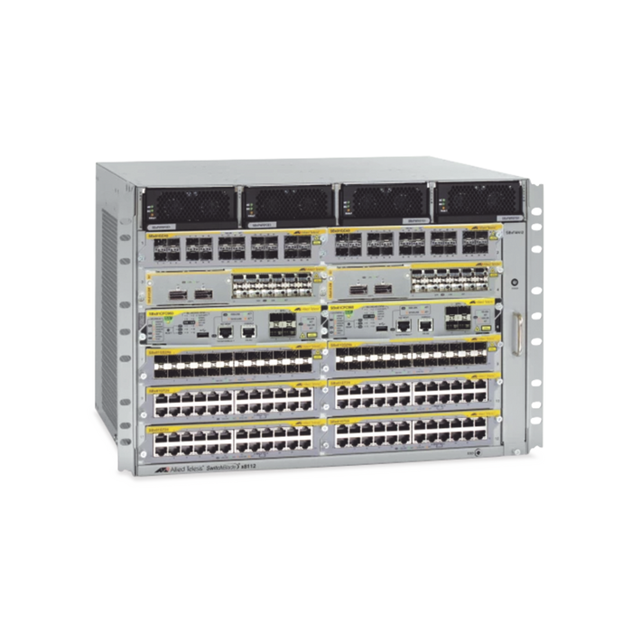 SWITCH BLADE X8112 CHASIS DE RACK P/12 SLOTS, INCLUYE 1 AÑO DE NET.COVER PREFERED-Switches-ALLIED TELESIS-AT-SBX8112-B01-Bsai Seguridad & Controles