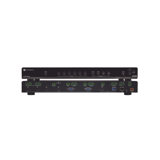4 HDMI ; 2 VGA INPUT ; 2 OUTPUT SWITCHER WITH SCALER ; POE ; AND ETHERNET.-VoIP y Telefonía IP-ATLONA-AT-UHD-CLSO-601-Bsai Seguridad & Controles