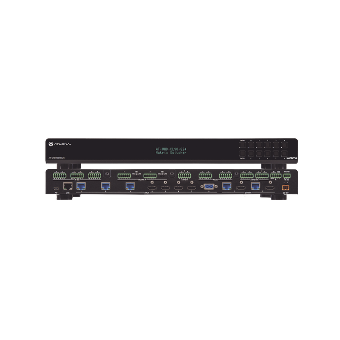 8 INPUT ; 4 OUTPUT SWITCHER-VoIP y Telefonía IP-ATLONA-AT-UHD-CLSO-824-Bsai Seguridad & Controles