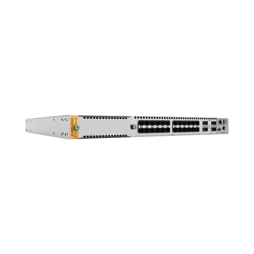 SWITCH STACKEABLE CAPA 3, 24 X SFP+ 10G, 4 X 40G/100G QSFP+/QSFP28-Networking-ALLIED TELESIS-AT-X950-28XSQ-Bsai Seguridad & Controles