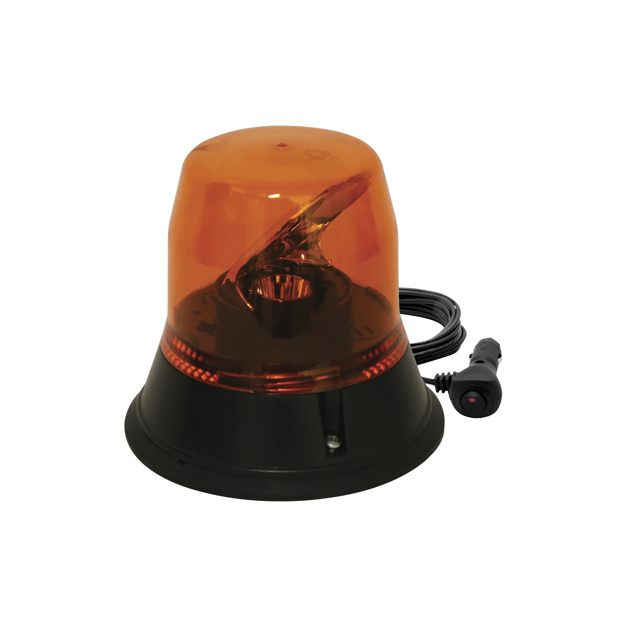 BALIZA LED COLOR ÁMBAR SAE CLASE I ROTATIVA MONTAJE MAGNETICO-Estrobos/Giratorias-ECCO-Bsai Seguridad & Controles