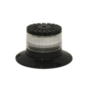 BALIZA LED COMPACTA DISCRETA, DOMO CLARO, COLOR AMBAR-Torretas-ECCO-Bsai Seguridad & Controles