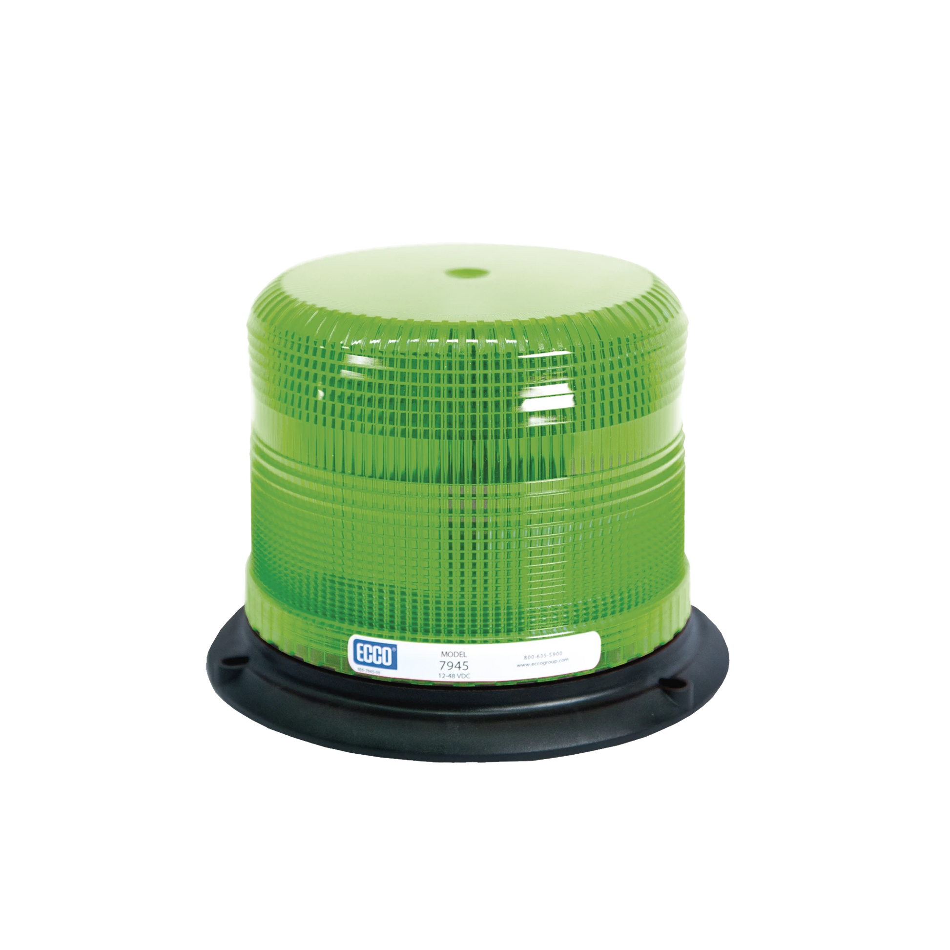 BALIZA SERIE 7945 EN COLOR VERDE,-Estrobos/Giratorias-ECCO-Bsai Seguridad & Controles