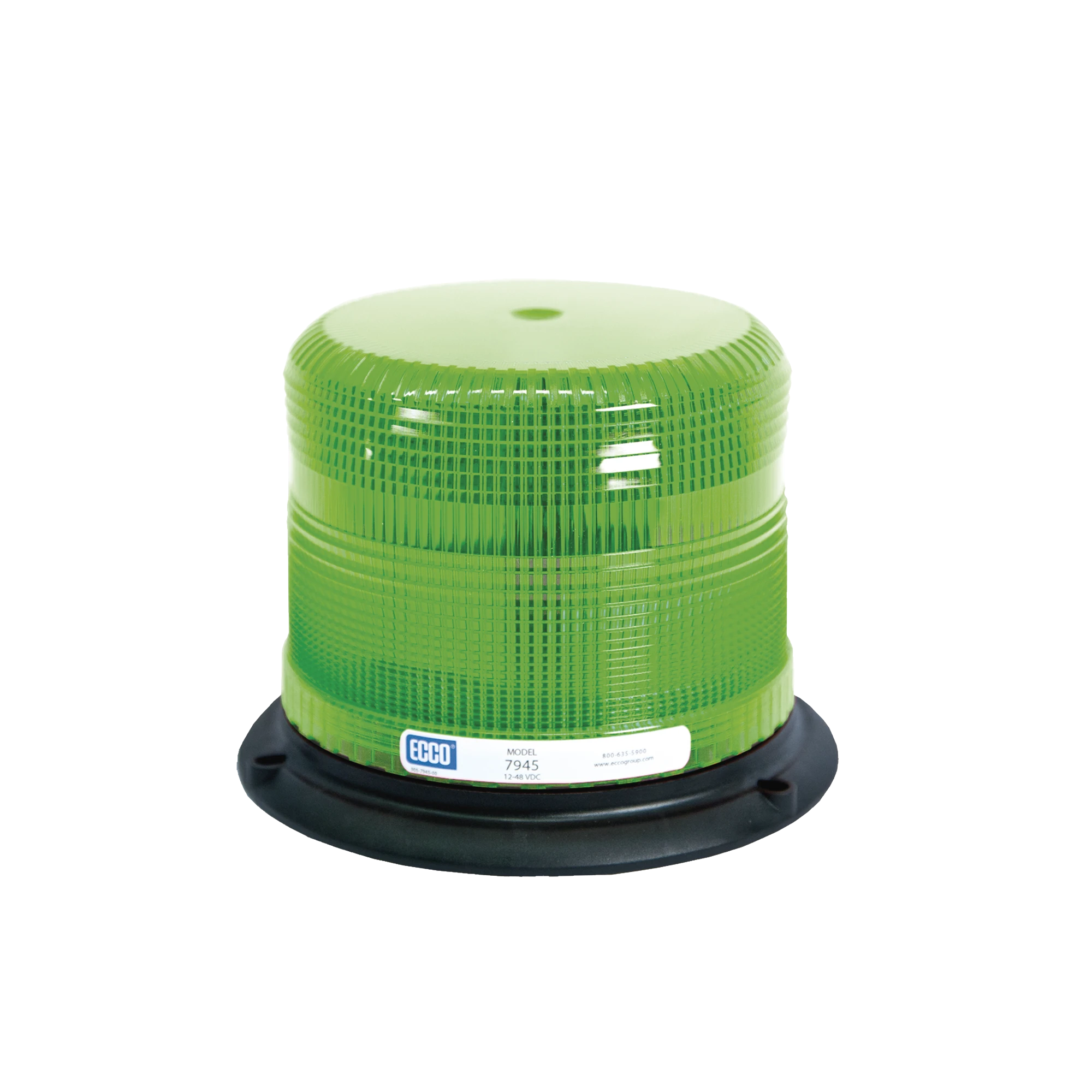 BALIZA SERIE 7945 EN COLOR VERDE,-Estrobos/Giratorias-ECCO-Bsai Seguridad & Controles