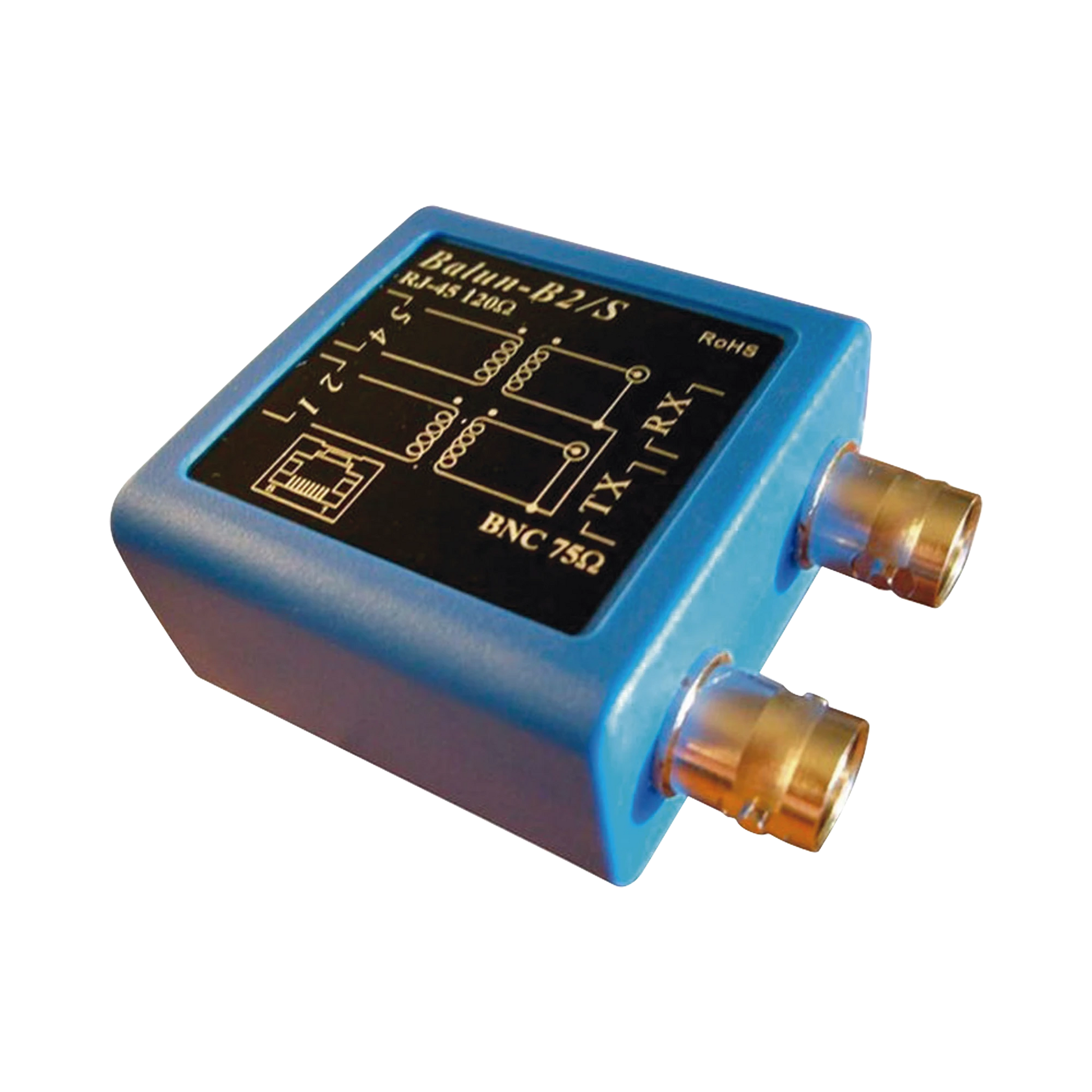 BALUN E1 -ADAPTADOR BNC HEMBRA 75 OHMS A JACK RJ45 120 OHMS-VoIP y Telefonía IP-EPCOM-Bsai Seguridad & Controles