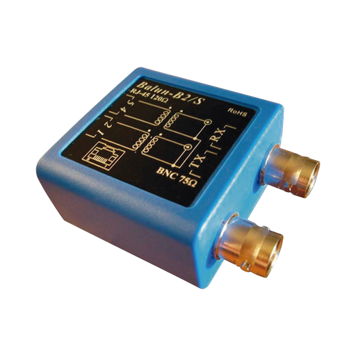 BALUN E1 -ADAPTADOR BNC HEMBRA 75 OHMS A JACK RJ45 120 OHMS-VoIP y Telefonía IP-EPCOM-Bsai Seguridad & Controles