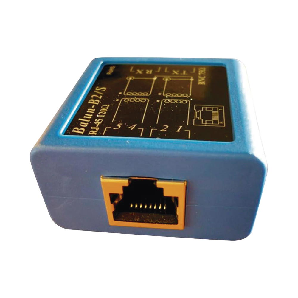 BALUN E1 -ADAPTADOR BNC HEMBRA 75 OHMS A JACK RJ45 120 OHMS-VoIP y Telefonía IP-EPCOM-Bsai Seguridad & Controles