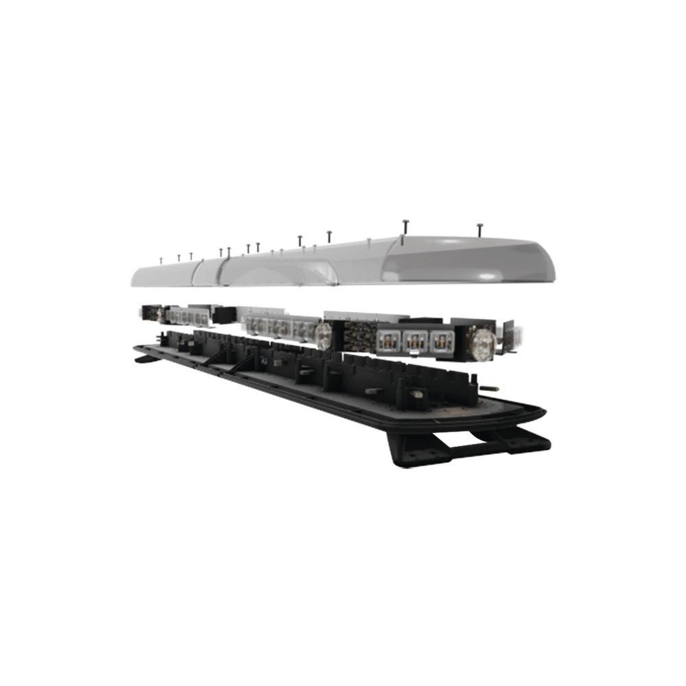 BARRA DE LUCES DE 48" ROJA ULTRA BRILLANTE, VANTAGE PRO, CON 64 PODEROSOS LEDS ÚLTIMA GENERACIÓN-Torretas-ECCO-Bsai Seguridad & Controles