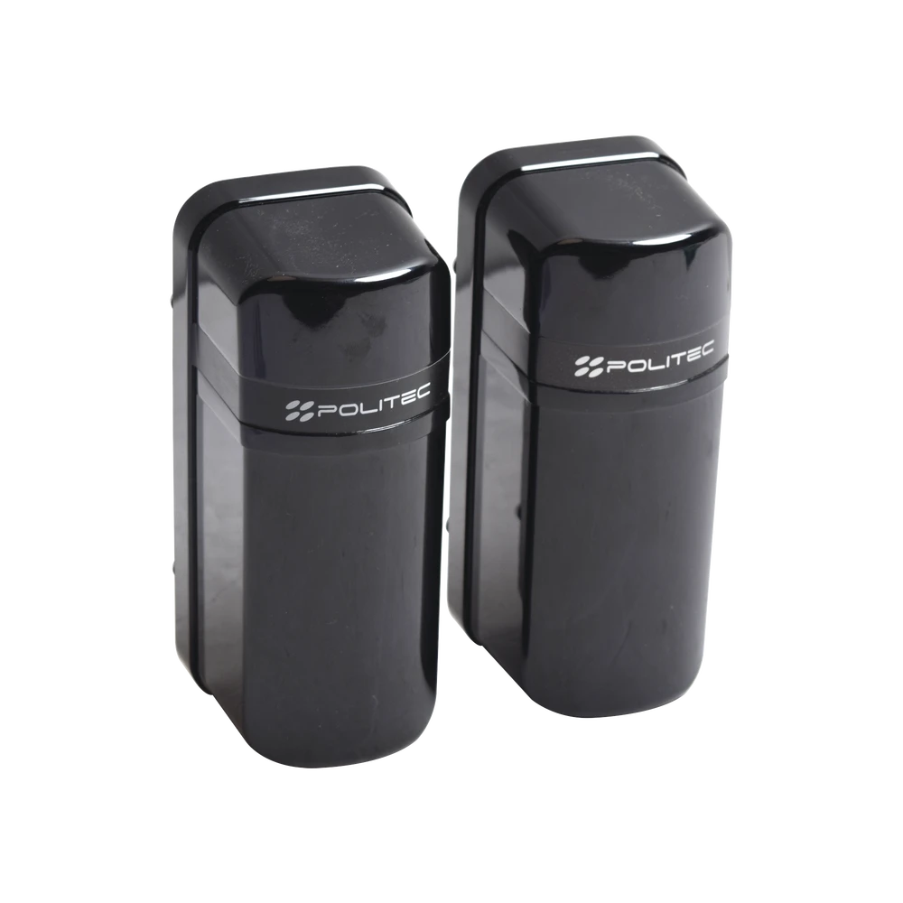 BARRERA DE DOBLE RAYO PARA DETECCIÓN DE CRUCE DE INTRUSOS / INCLUYE BRACKET DE INSTALACIÓN /FÁCIL ALINEACIÓN(1 INSTALADOR ES SUFICIENTE) /COBERTURA DE 120 METROS EN EXTERIOR Y 250 MTS INTERIOR /SIN FALSA ALARMAS POR SOL-Detectores / Sensores-POLITEC-Bsai Seguridad & Controles