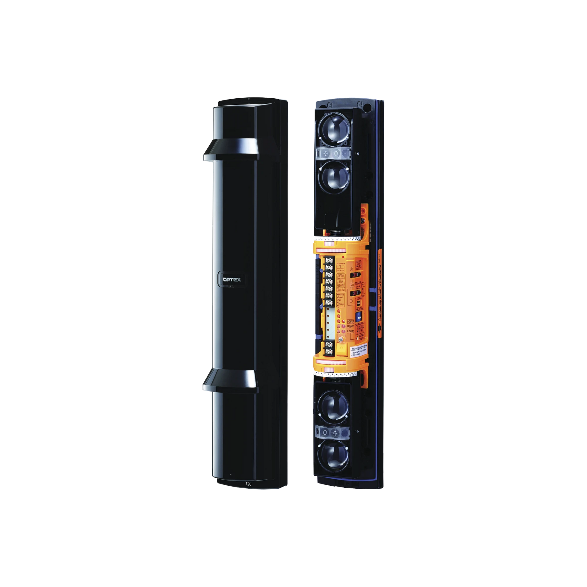 BARRERA FOTOELECTRICA DE 100 METROS 4 RAYOS 4 CANALES DOBLE MODULACIÓN Y CONTROL DE POTENCIA DEL RAYO-Detectores / Sensores-OPTEX-Bsai Seguridad & Controles