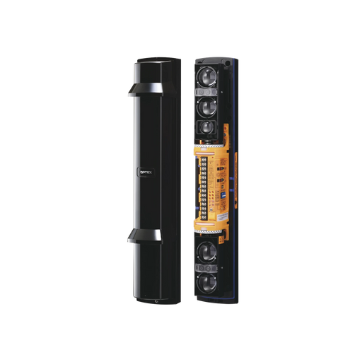 BARRERA FOTOELECTRICA DE 60 METROS 4 RAYOS 4 CANALES DOBLE MODULACIÓN Y TRANSMISION AUTOMATICA DE POTENCIA DEL RAYO-Detectores / Sensores-OPTEX-Bsai Seguridad & Controles