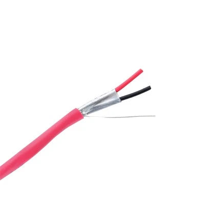 BOBINA DE 305 METROS DE ALAMBRE CALIBRE 16 AWG, CON BLINDAJE, EN 2 HILOS, TIPO FPLP-CL2P, RESISTENTE AL FUEGO, COLOR ROJO, PARA SISTEMAS CONTRA INCENDIO O SISTEMAS DE EVACUACIÓN.-Cableado-HONEYWELL-Bsai Seguridad & Controles