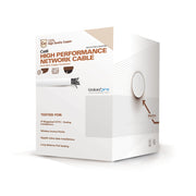 BOBINA DE CABLE DE 152 METROS CAT6+ CALIBRE 23 ALTO DESEMPEÑO, SUPER FLEXIBLE, UL, COLOR BLANCO, PARA APLICACIONES DE CCTV Y REDES DE DATOS-Cableado-LINKEDPRO BY EPCOM-Bsai Seguridad & Controles