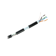 BOBINA DE CABLE DE 305 METROS CAT6+ CALIBRE 23 EXTERIOR BLINDADO TIPO FTP PARA CLIMAS EXTREMOS, UL, COLOR NEGRO-Cableado-LINKEDPRO BY EPCOM-Bsai Seguridad & Controles