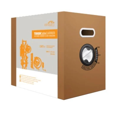 BOBINA DE CABLE DE 305 METROS, CAT5E EXTERIOR BLINDADO CARRIER CLASS COLOR NEGRO, CABLE DE DRENADO PARA DESCARGAS ELECTROSTÁTICAS, DIVISOR ANTI-CROSSTALK Y BLINDAJE SECUNDARIO-Cableado-UBIQUITI NETWORKS-Bsai Seguridad & Controles