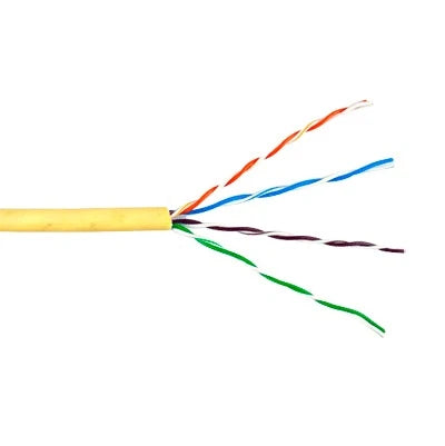 BOBINA DE CABLE DE 305 METROS, UTP CAT6 RISER, DE COLOR AMARILLO, UL, CMR, T4L, PROBADO A 350 MHZ, PARA APLICACIONES DE CCTV / REDES DE DATOS/ IP MEGAPIXEL / CONTROL RS485-Cableado-HONEYWELL-Bsai Seguridad & Controles