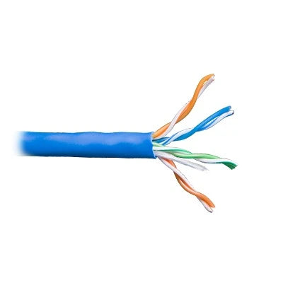 BOBINA DE CABLE DE 305 METROS, UTP CAT6 RISER, DE COLOR AZUL, UL, CMR, PROBADO A 350 MHZ, PARA APLICACIONES DE CCTV / REDES DE DATOS/ IP MEGAPIXEL / CONTROL RS485-Cableado-GENESIS-Bsai Seguridad & Controles