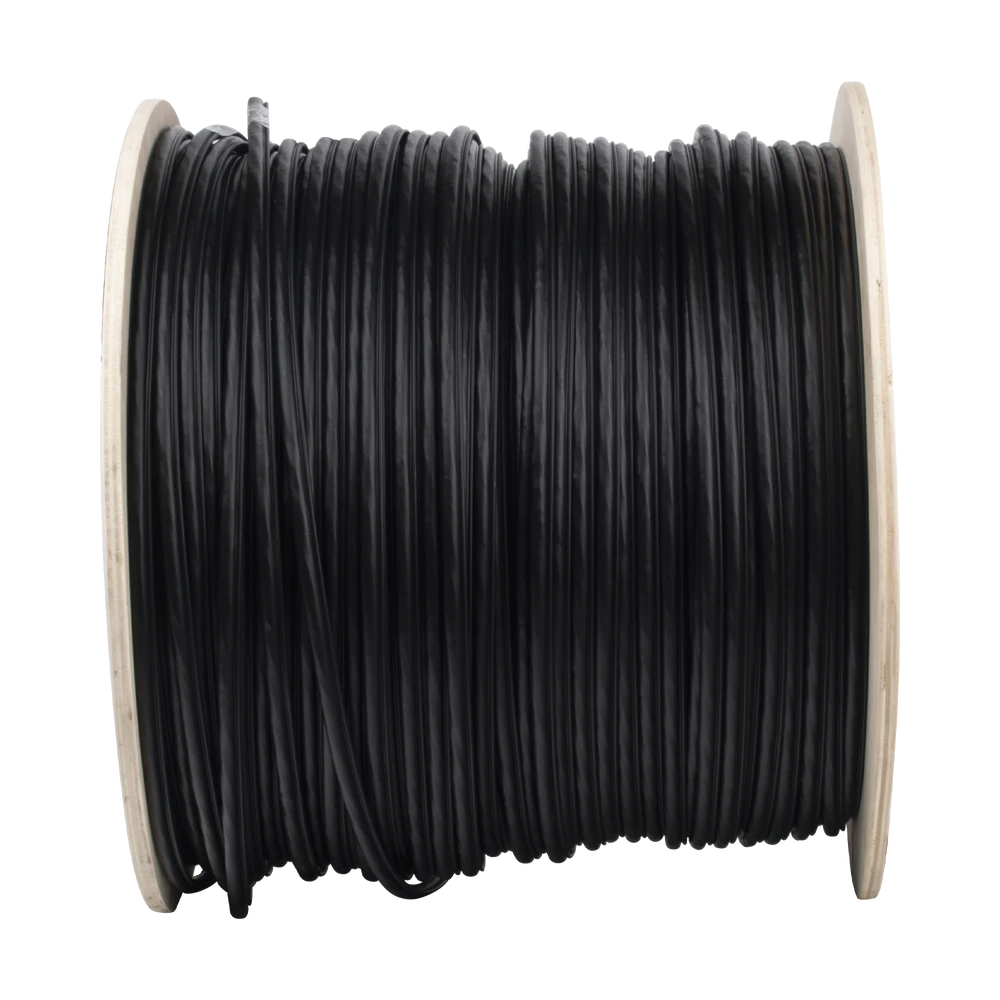 BOBINA DE CABLE FTP CON MENSAJERO DE ACERO DE 305 M CAT6+ CALIBRE 23, COLOR NEGRO, PARA APLICACIONES EN CCTV Y REDES DE DATOS / USO EN INTEMPERIE Y APLICACIONES AÉREAS-Cableado-LINKEDPRO BY EPCOM-Bsai Seguridad & Controles