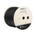 BOBINA DE CABLE FTP CON MENSAJERO DE ACERO DE 305 M CAT6+ CALIBRE 23, COLOR NEGRO, PARA APLICACIONES EN CCTV Y REDES DE DATOS / USO EN INTEMPERIE Y APLICACIONES AÉREAS-Cableado-LINKEDPRO-Bsai Seguridad & Controles