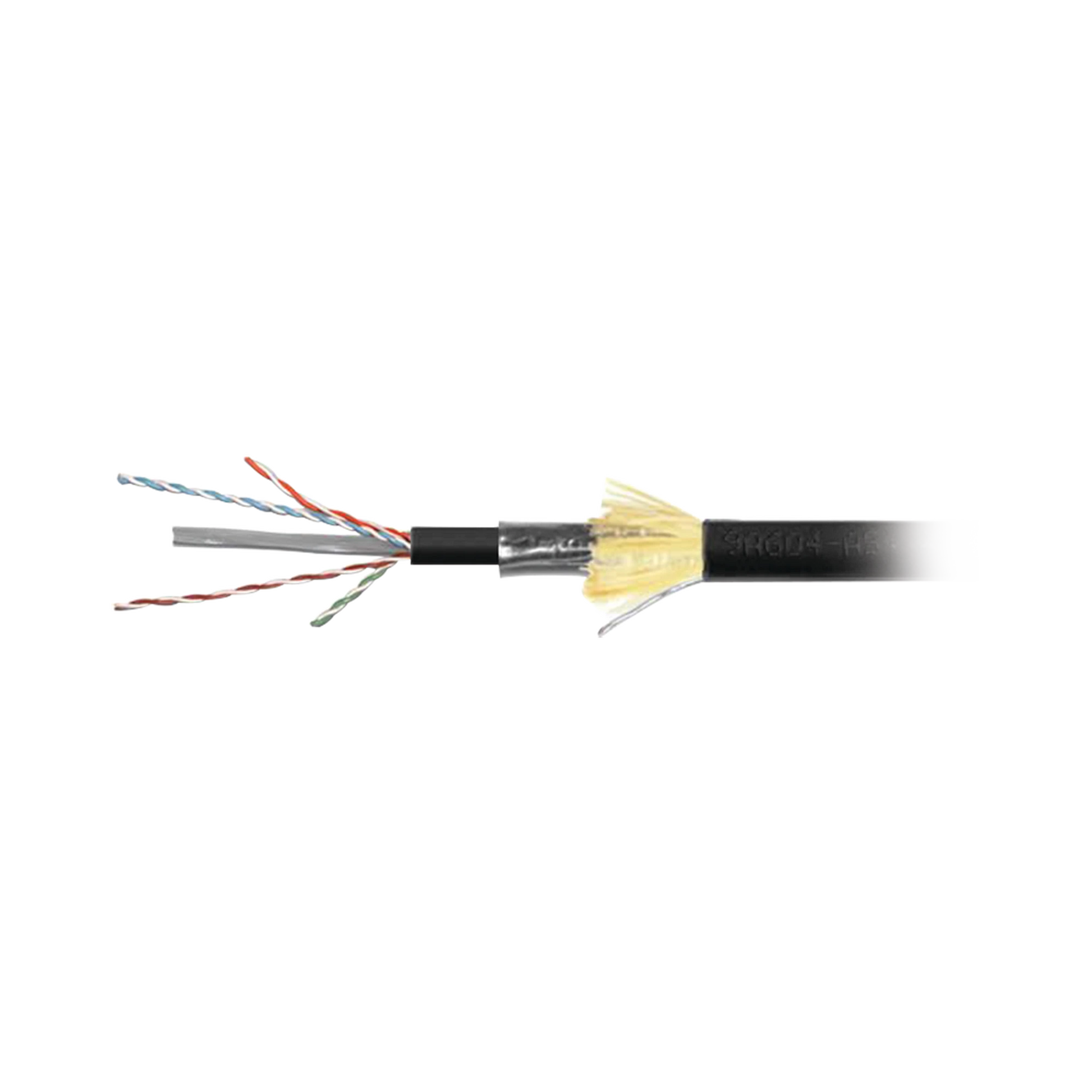BOBINA DE CABLE INDUSTRIAL BLINDADO (F/UTP) DE 4 PARES, CAT6A DE 10GBPS, PLANTA EXTERNA CON GEL ENTERRADO DIRECTO, COLOR NEGRO, 305M-Cableado-SIEMON-Bsai Seguridad & Controles