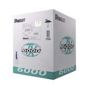 BOBINA DE CABLE UTP 305 M. DE COBRE, GRIS, CATEGORÃ­A 6 MEJORADO (23 AWG), PVC (CMR, RISER), DE 4 PARES-PANDUIT-Bsai Seguridad & Controles