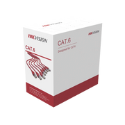 BOBINA DE CABLE UTP / 305 METROS / CAT 6 / 23 AWG / PVC / COLOR GRIS / USO EN EXTERIOR-Cableado-HIKVISION-Bsai Seguridad & Controles