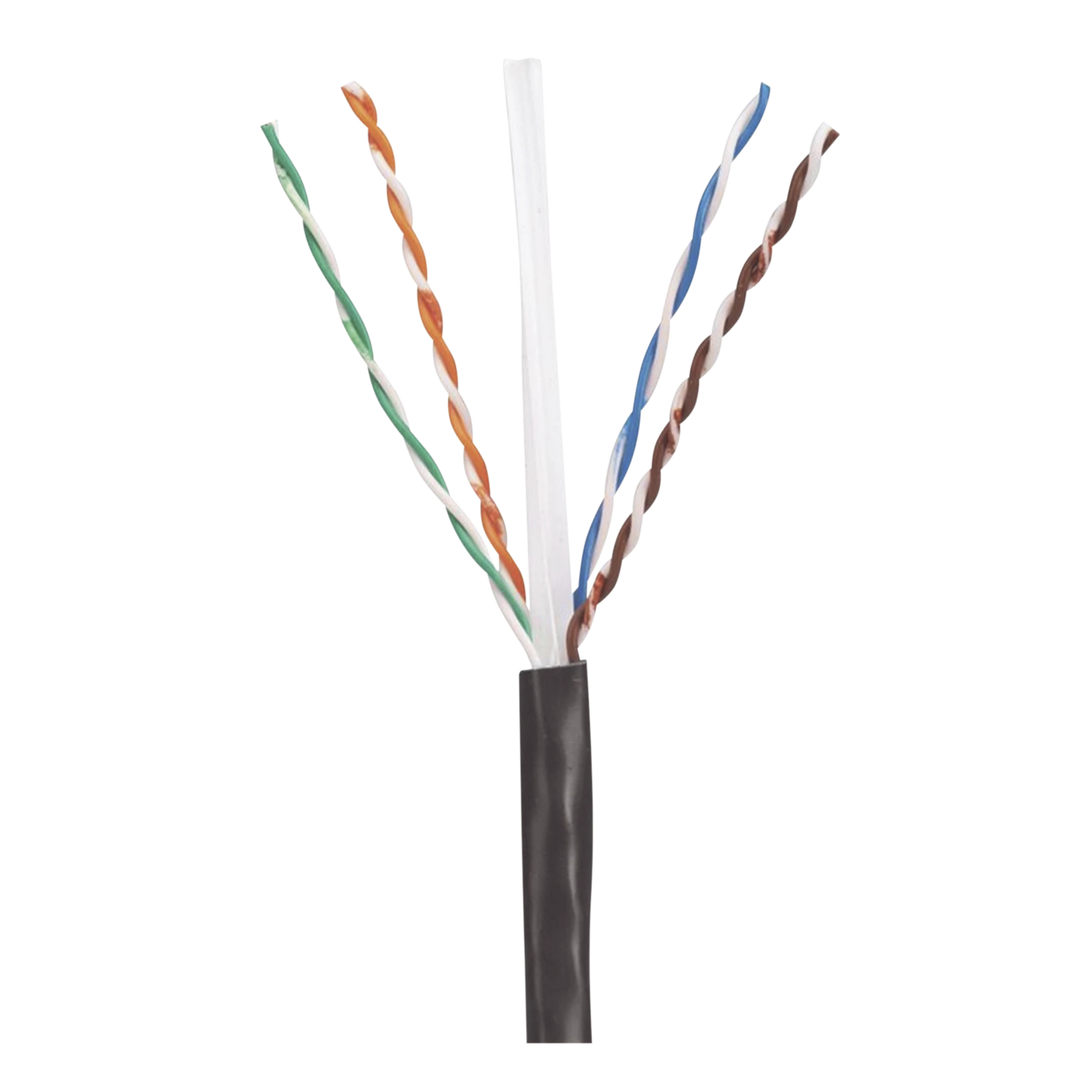 BOBINA DE CABLE UTP DE 4 PARES, PARA EXTERIOR CON GEL, CAT6 (23 AWG), INDUSTRIAL PARA CLIMAS EXTREMOS, COLOR NEGRO, 305 M-Cableado-PANDUIT-Bsai Seguridad & Controles