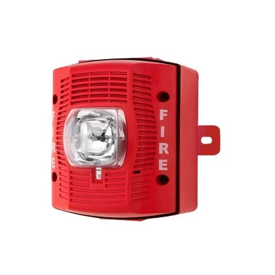 BOCINA CON LÁMPARA ESTROBOSCÓPICA PARA EXTERIOR, CON CONFIGURACIÓN ESTROBOSCÓPICA SELECCIONABLE, COLOR ROJO-Notificacion y Voceo-SYSTEM SENSOR-Bsai Seguridad & Controles