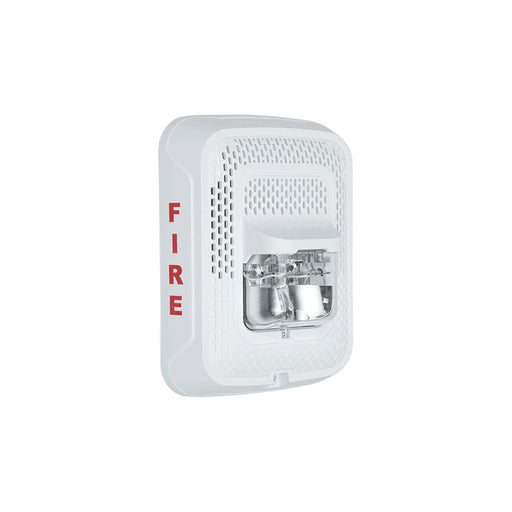 BOCINA CON LÁMPARA ESTROBOSCÓPICA, MONTAJE EN PARED, COLOR BLANCO, NUEVO DISEÑO MODERNO Y ELEGANTE Y MENOR CONSUMO DE CORRIENTE-Notificacion y Voceo-SYSTEM SENSOR-Bsai Seguridad & Controles