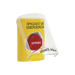 BOTÓN DE APAGADO DE EMERGENCIA CON TAPA PROTECTORA DE POLICARBONATO SÚPER RESISTENTE Y RESTABLECIMIENTO CON LLAVE-Accesorios Automatizacion e Intrusion-STI-Bsai Seguridad & Controles