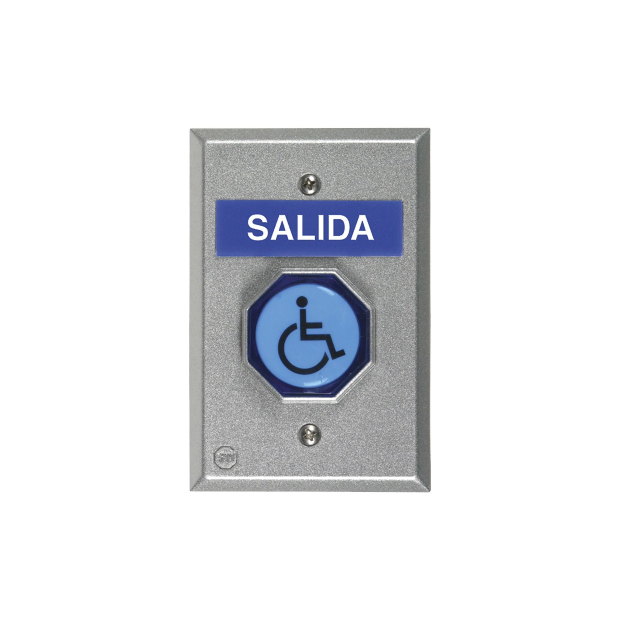 BOTÓN DE SALIDA CON MÚLTIPLES MENSAJES EN ESPAÑOL-Accesorios Automatizacion e Intrusion-STI-Bsai Seguridad & Controles