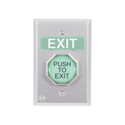 BOTÓN DE SALIDA CON MÚLTIPLES MENSAJES EN INGLES-Accesorios Automatizacion e Intrusion-STI-Bsai Seguridad & Controles