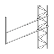 BRAZO TIPO "F" PARA TRAMOS STZ-30G, GALVANIZADO POR INMERSIÓN EN CALIENTE-Accesorios para Torres Arriostradas-SYSCOM TOWERS-Bsai Seguridad & Controles