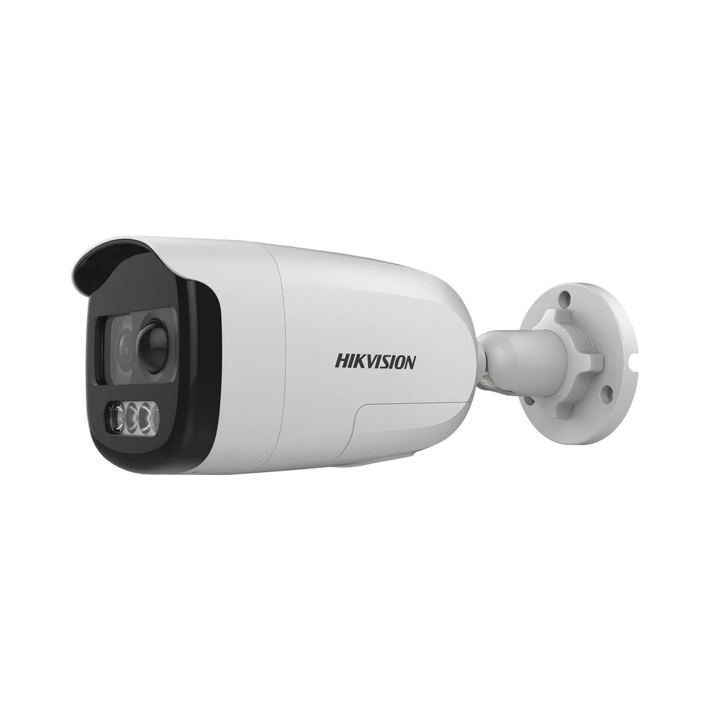 BULLET TURBO 1080P / IMAGEN A COLOR 24/7 / LENTE 2.8 MM / LUZ BLANCA 40 MTS / IP67 / SENSOR PIR / SIRENA INTEGRADA / ESTROBO ROJO - AZUL / WDR 130 DB-Cámaras-HIKVISION-Bsai Seguridad & Controles