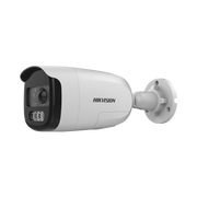 BULLET TURBO 1080P / IMAGEN A COLOR 24/7 / LENTE 2.8 MM / LUZ BLANCA 40 MTS / IP67 / SENSOR PIR / SIRENA INTEGRADA / ESTROBO ROJO - AZUL / WDR 130 DB-Cámaras-HIKVISION-Bsai Seguridad & Controles
