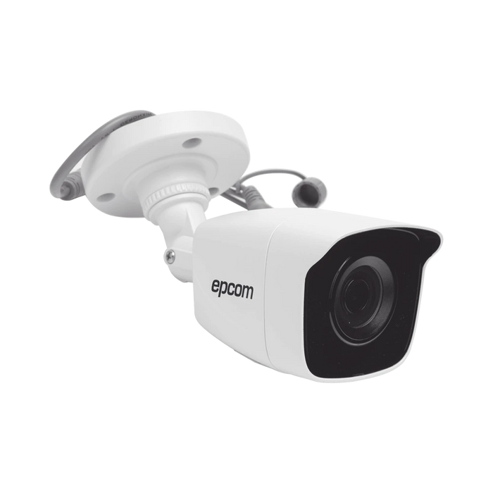 BULLET TURBOHD 1080P / METALICA / GRAN ANGULAR 103° / LENTE 2.8 MM / IR EXIR INTELIGENTE 20 MTS / EXTERIOR IP66 / TVI-AHD-CVI-CVBS-Cámaras-EPCOM-Bsai Seguridad & Controles