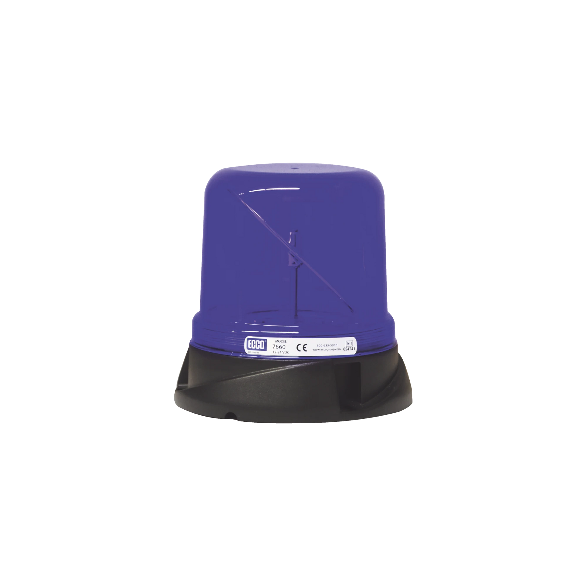 BURBUJA ROTOLED COLOR AZUL, CON MONTAJE PERMANENTE-Estrobos/Giratorias-ECCO-Bsai Seguridad & Controles