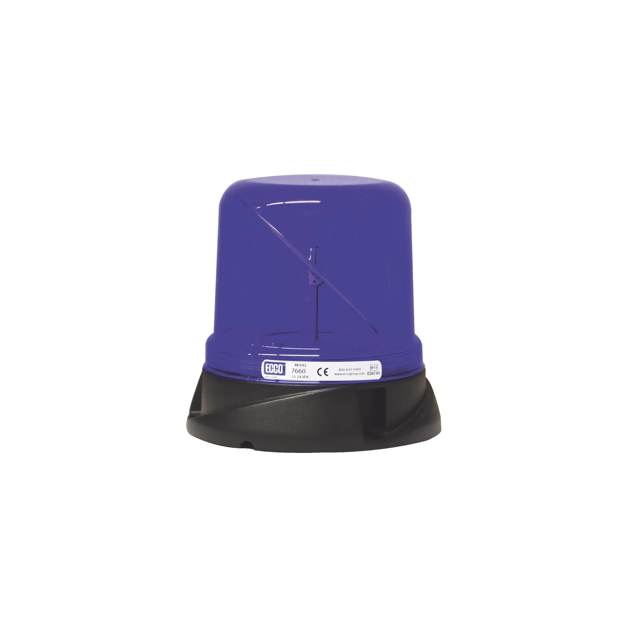 BURBUJA ROTOLED COLOR AZUL, CON MONTAJE PERMANENTE-Estrobos/Giratorias-ECCO-Bsai Seguridad & Controles