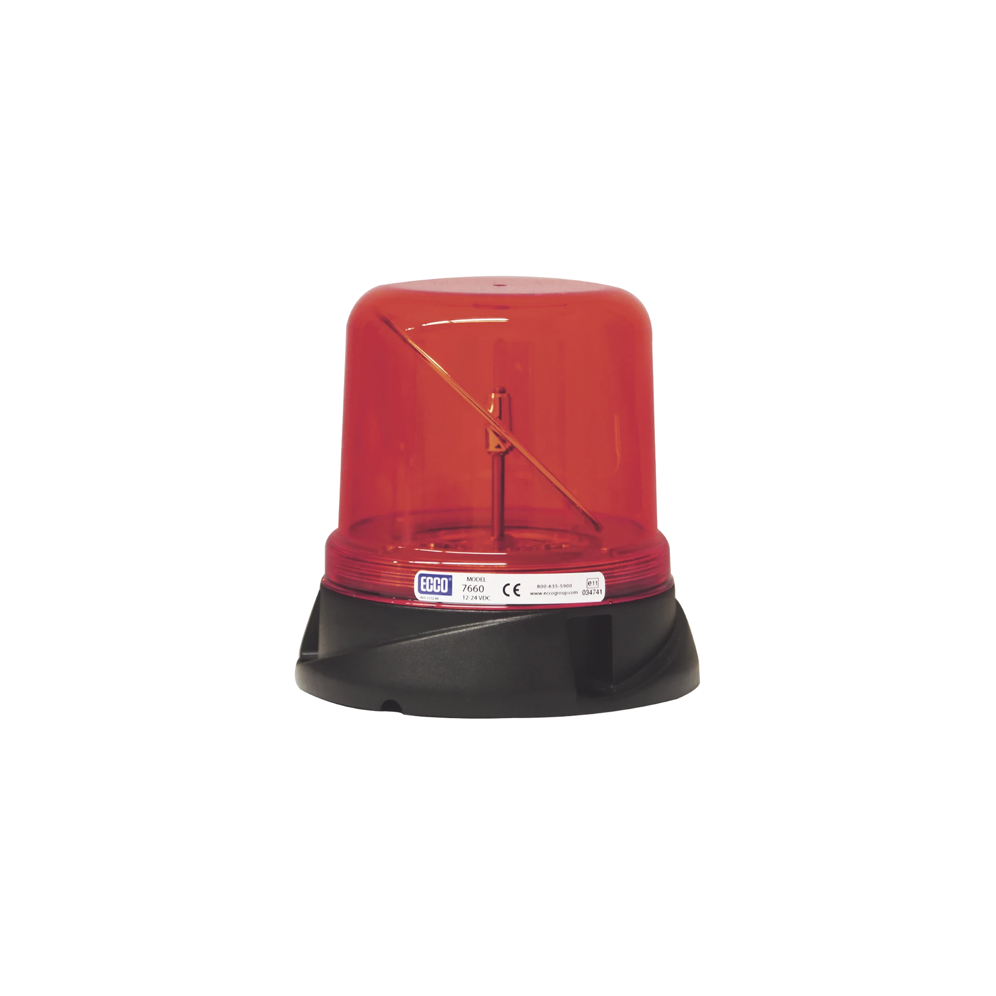 BURBUJA ROTOLED COLOR ROJO, CON MONTAJE PERMANENTE-Estrobos/Giratorias-ECCO-Bsai Seguridad & Controles