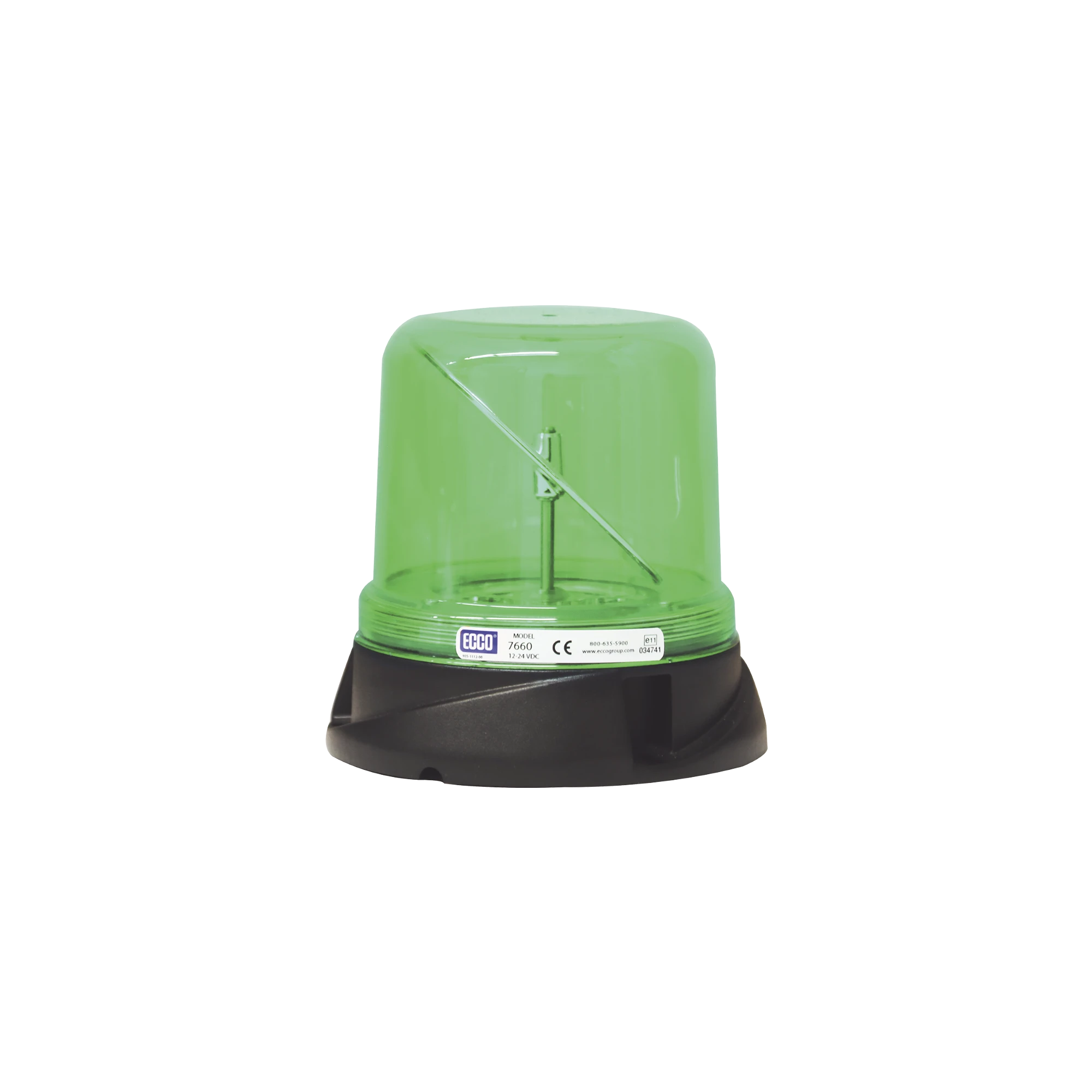 BURBUJA ROTOLED COLOR VERDE, CON MONTAJE PERMANENTE-Estrobos/Giratorias-ECCO-Bsai Seguridad & Controles