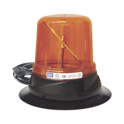 BURBUJA ROTOLED COLOR ÁMBAR , CON MONTAJE DE SUCCION-Estrobos/Giratorias-ECCO-Bsai Seguridad & Controles
