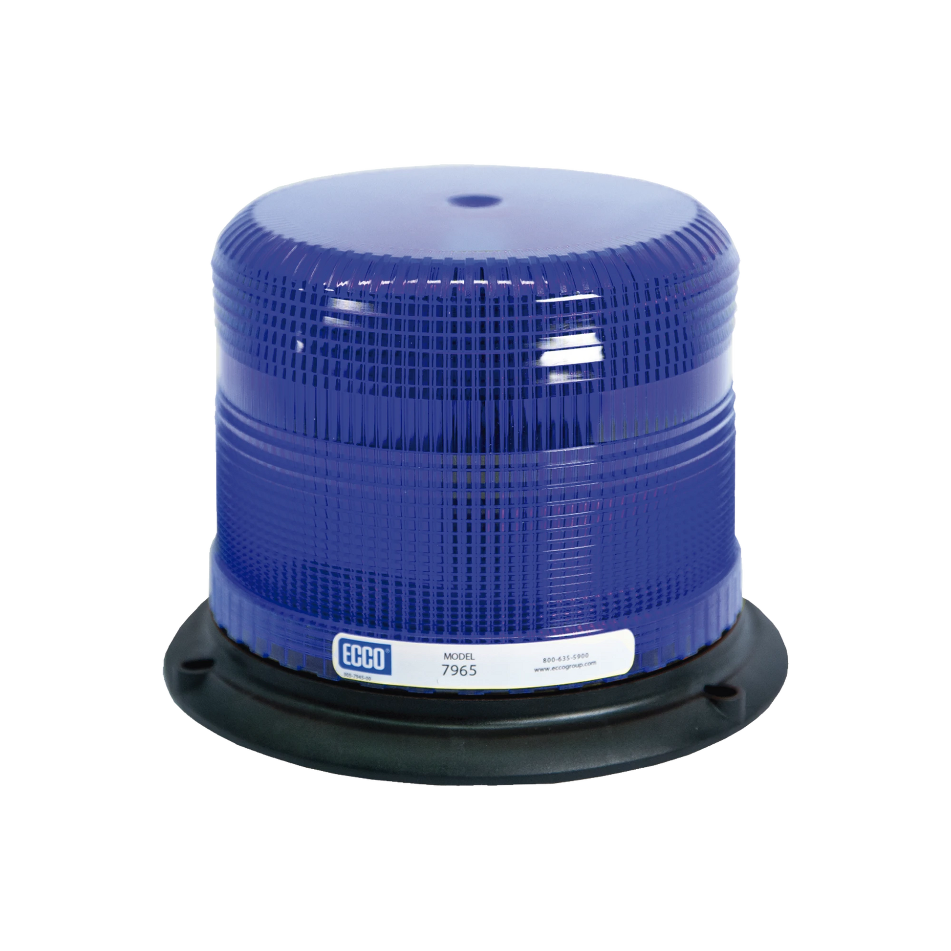 BURBUJA ULTRA CLASE I BRILLANTE SERIE X79 COLOR AZUL-Estrobos/Giratorias-ECCO-Bsai Seguridad & Controles