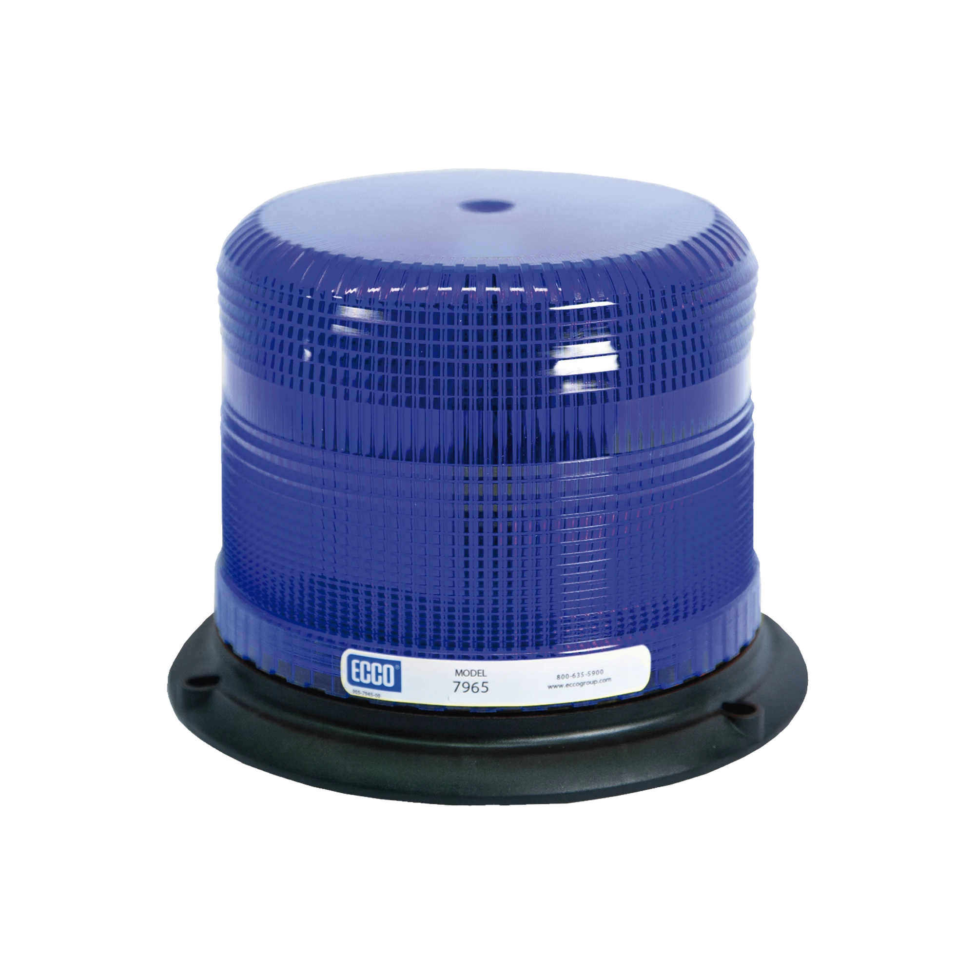 BURBUJA ULTRA CLASE I BRILLANTE SERIE X79 COLOR AZUL-Estrobos/Giratorias-ECCO-Bsai Seguridad & Controles