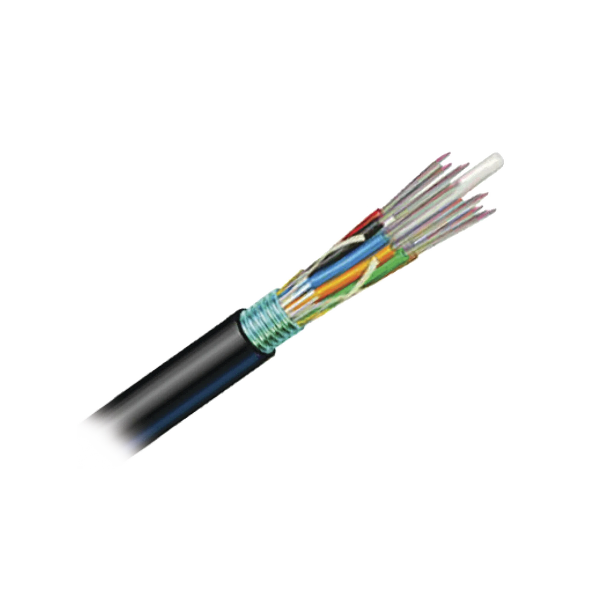 CABLE DE FIBRA OPTICA DE 12 HILOS, OSP (PLANTA EXTERNA), NO ARMADA, GEL, MDPE (POLIETILENO DE MEDIA DENSIDAD), MONOMODO OS2, 1 METRO-Cable de Fibra Optica-SIEMON-Bsai Seguridad & Controles