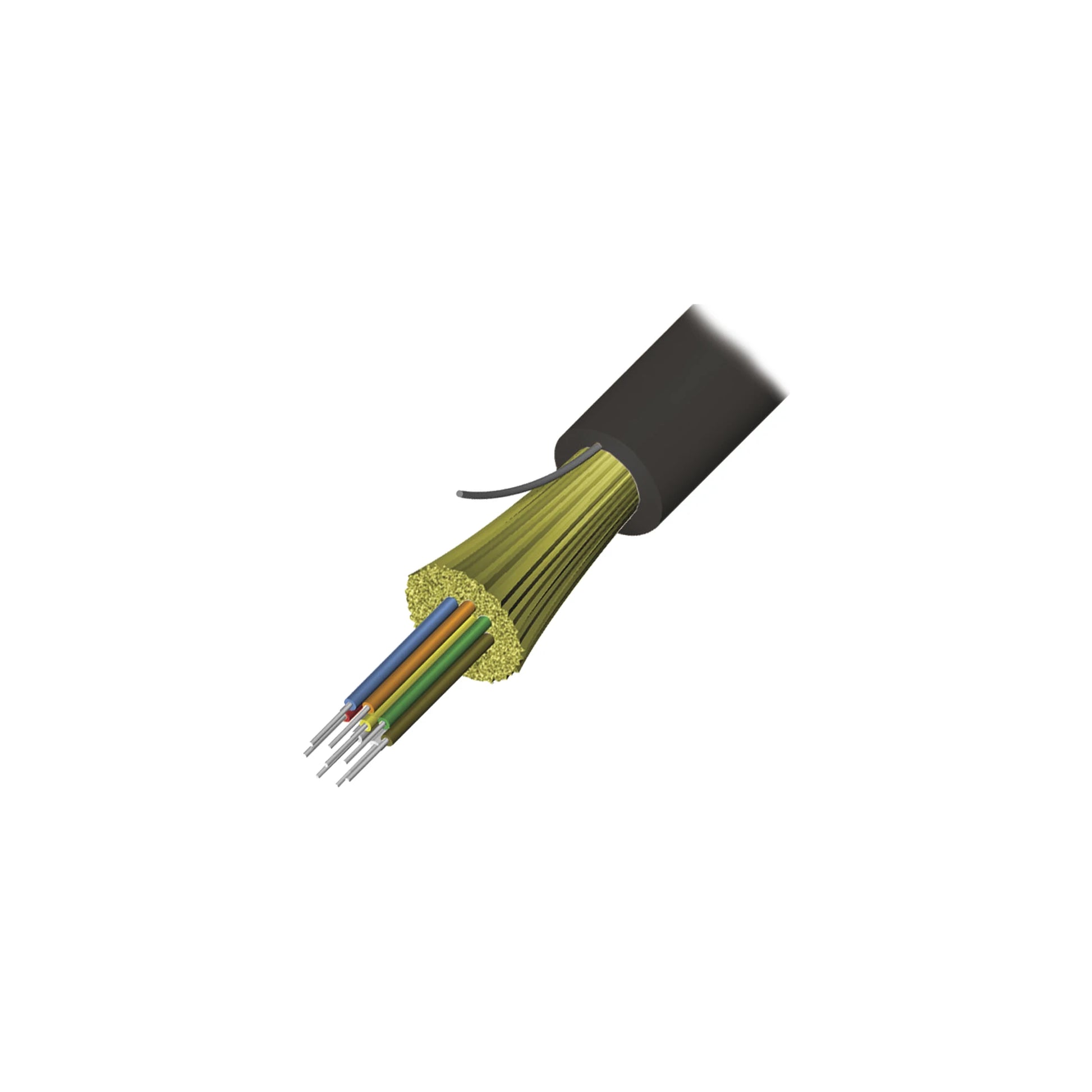 CABLE DE FIBRA OPTICA DE 6 HILOS, INTERIOR/EXTERIOR, TIGHT BUFFER, NO CONDUCTIVA (DIELECTRICA), PLENUM, MONOMODO OS2, 1 METRO-Cable de Fibra Optica-SIEMON-Bsai Seguridad & Controles