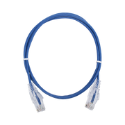 CABLE DE PARCHEO SLIM UTP CAT6 - 1 METRO, AZUL, DIAMETRO REDUCIDO (28 AWG)-Patch Cords-LINKEDPRO BY EPCOM-Bsai Seguridad & Controles