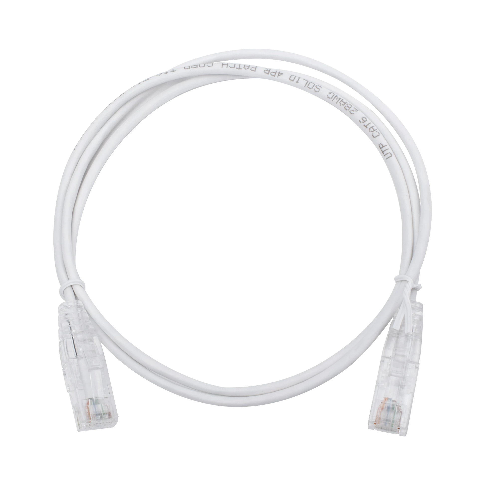 CABLE DE PARCHEO SLIM UTP CAT6 - 1 METRO, BLANCO, DIAMETRO REDUCIDO (28 AWG)-Patch Cords-LINKEDPRO BY EPCOM-Bsai Seguridad & Controles