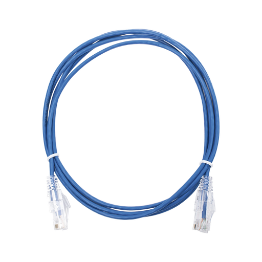 CABLE DE PARCHEO SLIM UTP CAT6 - 2 M AZUL DIAMETRO REDUCIDO (28 AWG)-Patch Cords-LINKEDPRO-Bsai Seguridad & Controles